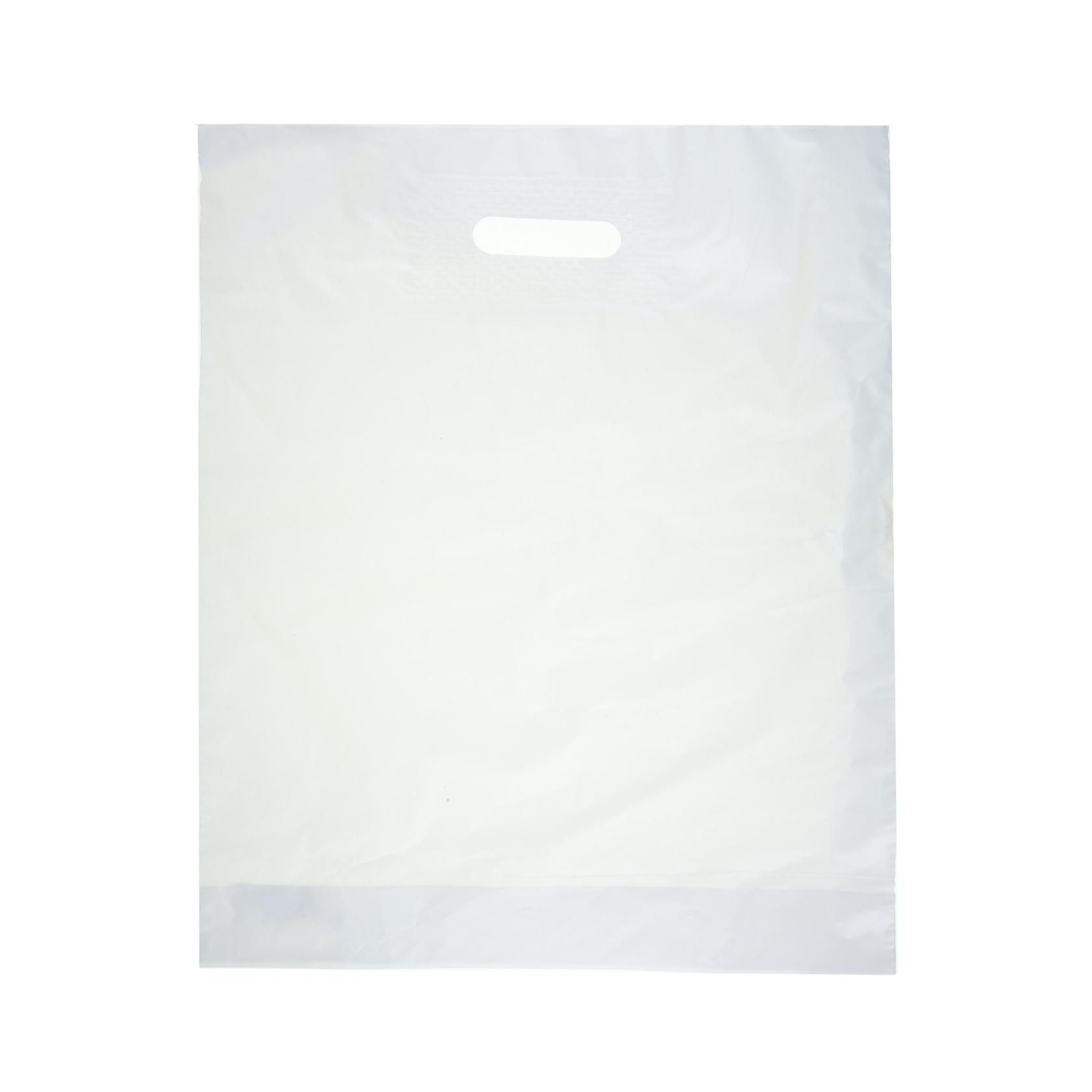 Taška plochá s výsek. 37x44+5cm /100ks biela